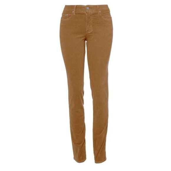FABRIZIO GIANNI SLIM-FIT STRETCH TAWNY CORDUROY WOMENS SIZE 6 - Picture 1 of 13